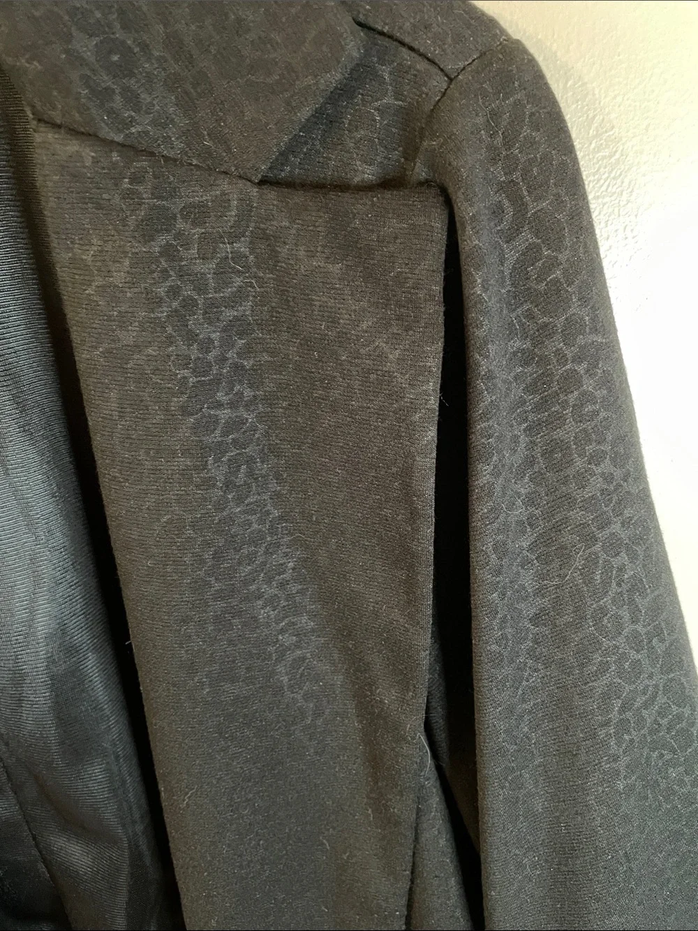 Black Leopard Print Blazer